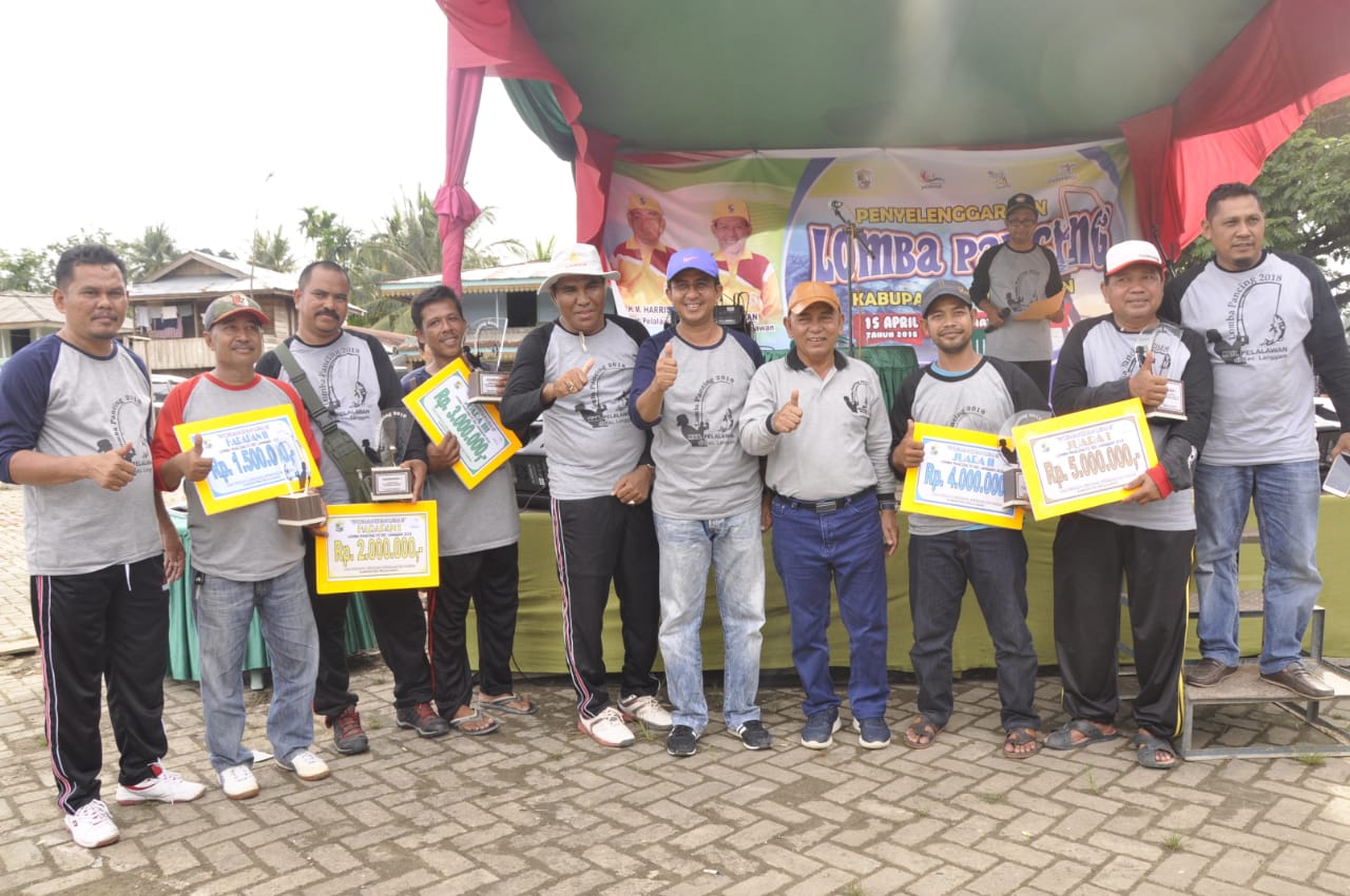 Penutupan Lomba Kabupaten Pelalawan Tahun 2018,Pancing Baung Menjadi  Juara  