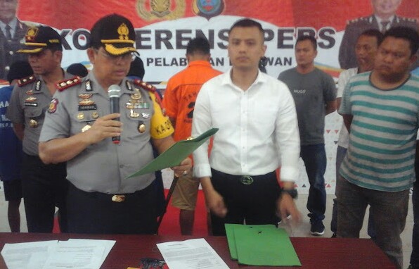 Kampung Narkoba di Jalan Slebes Belawan Digrebek Sat Resnarkoba Polres Pelabuhan Belawan.