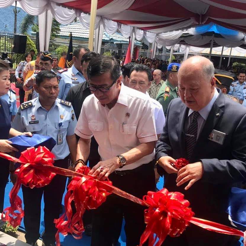 Menkumham Resmikan Rumah Ibadah Cetiya Dharma Agung Di Lapas Tebing Tinggi