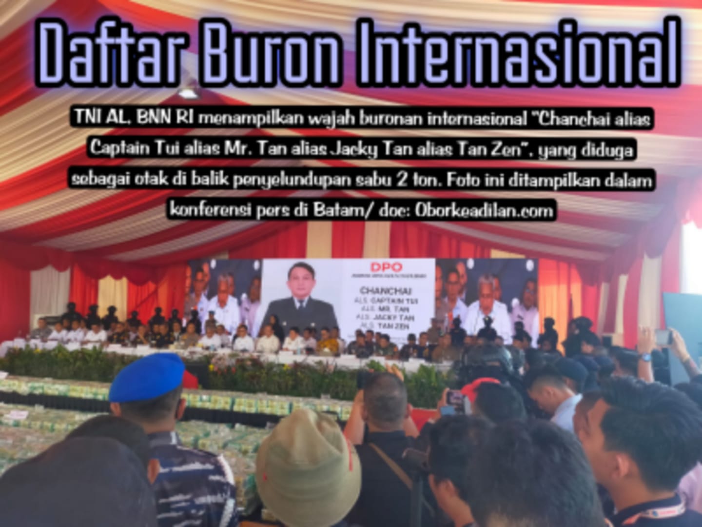 Operasi Bersama TNI AL, BNN RI, Bea Cukai, dan Polri Gagalkan Penyelundupan 2 Ton Sabu