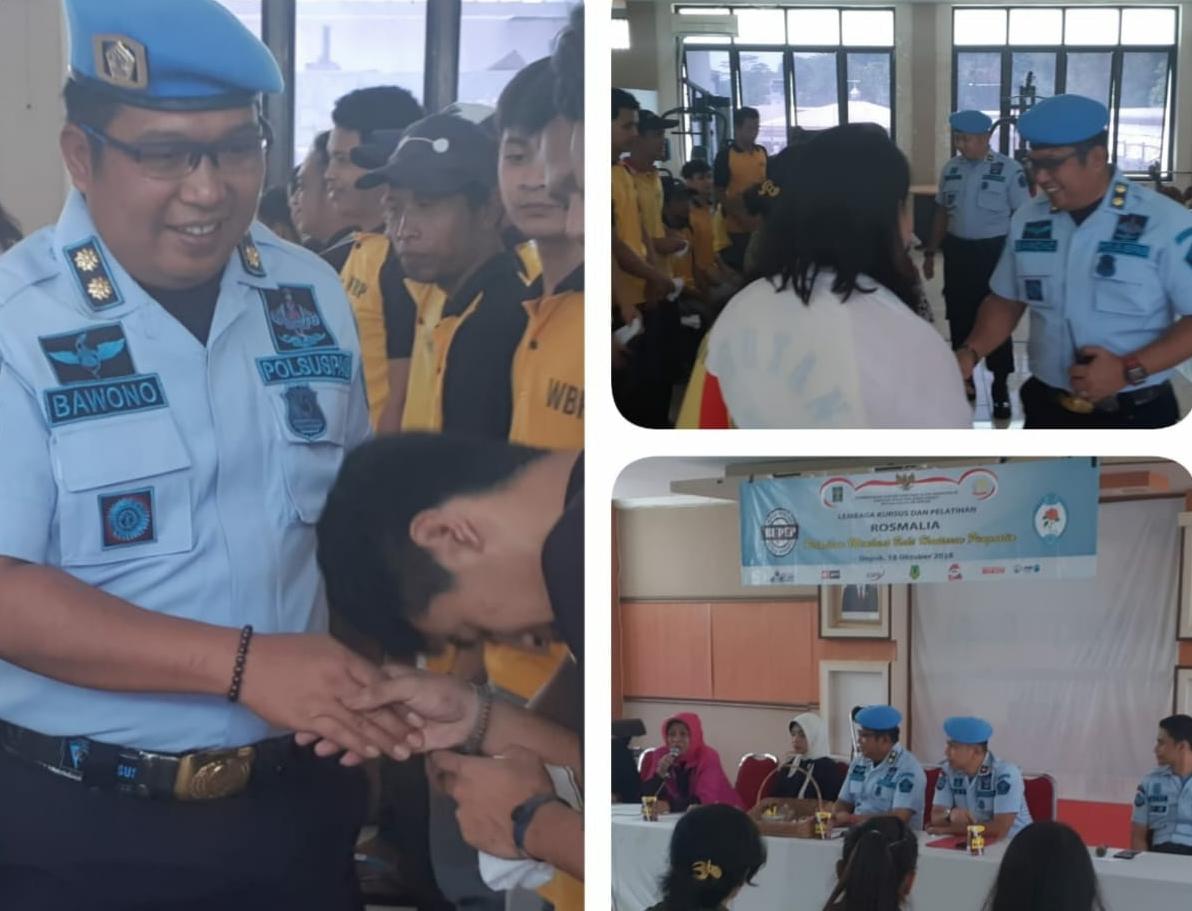 Kepala Kantor Wilayah Kemenkumham RI Jawa Barat Mengadakan Pelatihan Membuat Baki Hantaran Pengantin Untuk WBP 