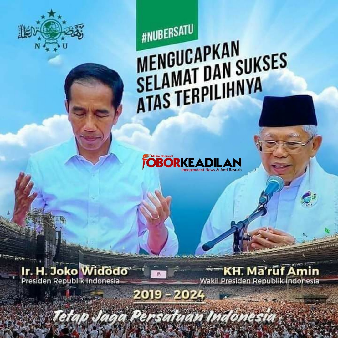 Menang di 21 Provinsi Jokowi-Ma'ruf Amin Dinyatakan Sebagai Presiden dan wapres RI 2019-2024