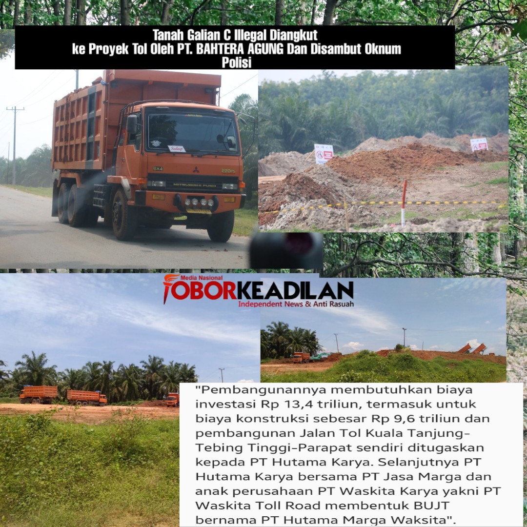 PT Waskita Gunakan Material Ilegal Galian C (Kuari) Di Proyek Tol Tebing Tinggi Sumatera 