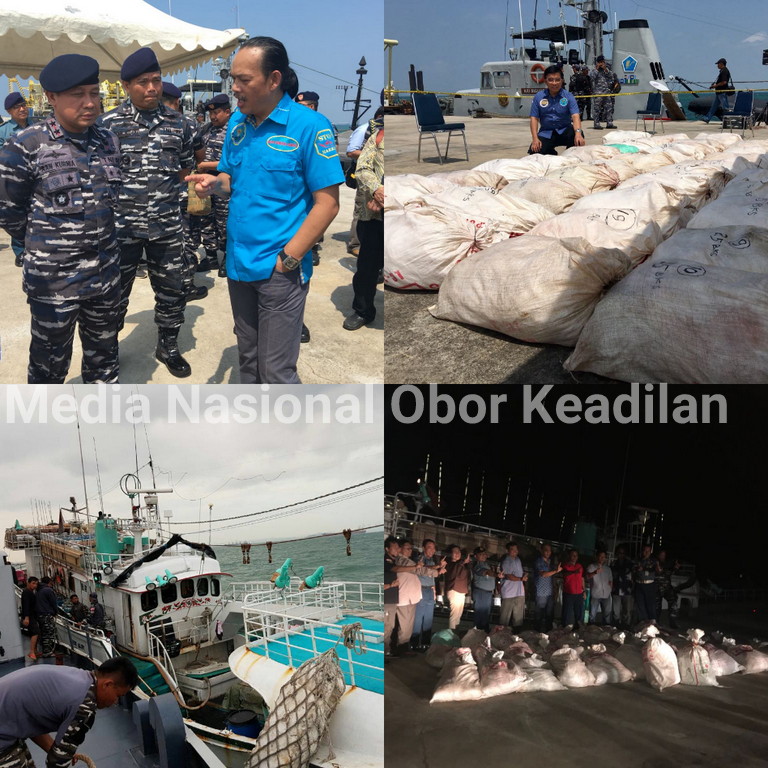 1 Ton Sabu Nilainya Capai Rp 1,5 T  Disita dari Kapal Berbendera Singapura