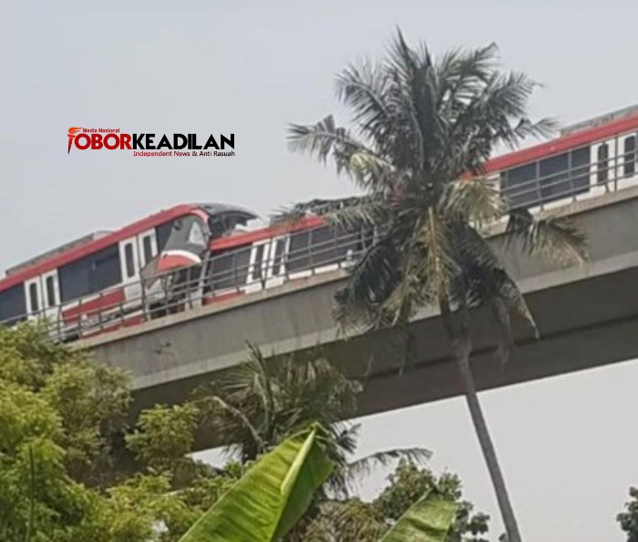 Breaking News! Kecelakan light Rail Transit (LRT) Dikawasan Cibubur, Berikut Videonya