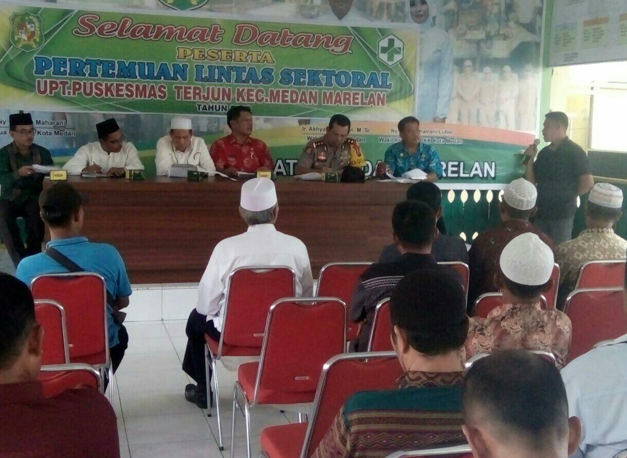 Bersama Muspika dan Tokoh Masyarakat, Polres Pelabuhan Belawan Mediasi Kasus Sengketa Tanah Mushola AL-HIDAYAH
