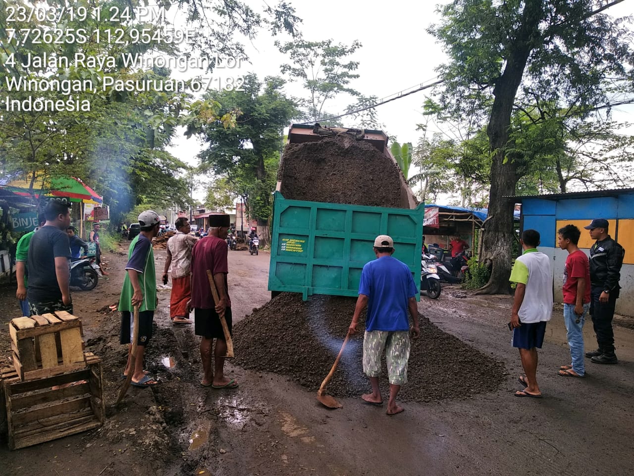 Di Kebut ! Perbaikan Jalan Winongan, Pengguna Jalan Harus Rela Rasakan Kemacetan 