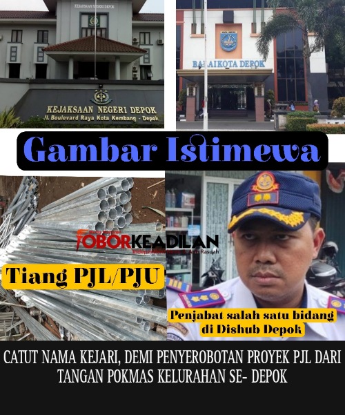 Kejari Depok Bantah Terlibat, Praktek Vandalisme Proyek PJL Rp 11,9 Milyaran Ber SK- Pokmas 