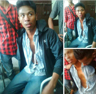 DI WARNAI PEMUKULAN AKSI UNJUK RASA MAHASISWA DEPAN KAMPUS UIT MAKASSAR 