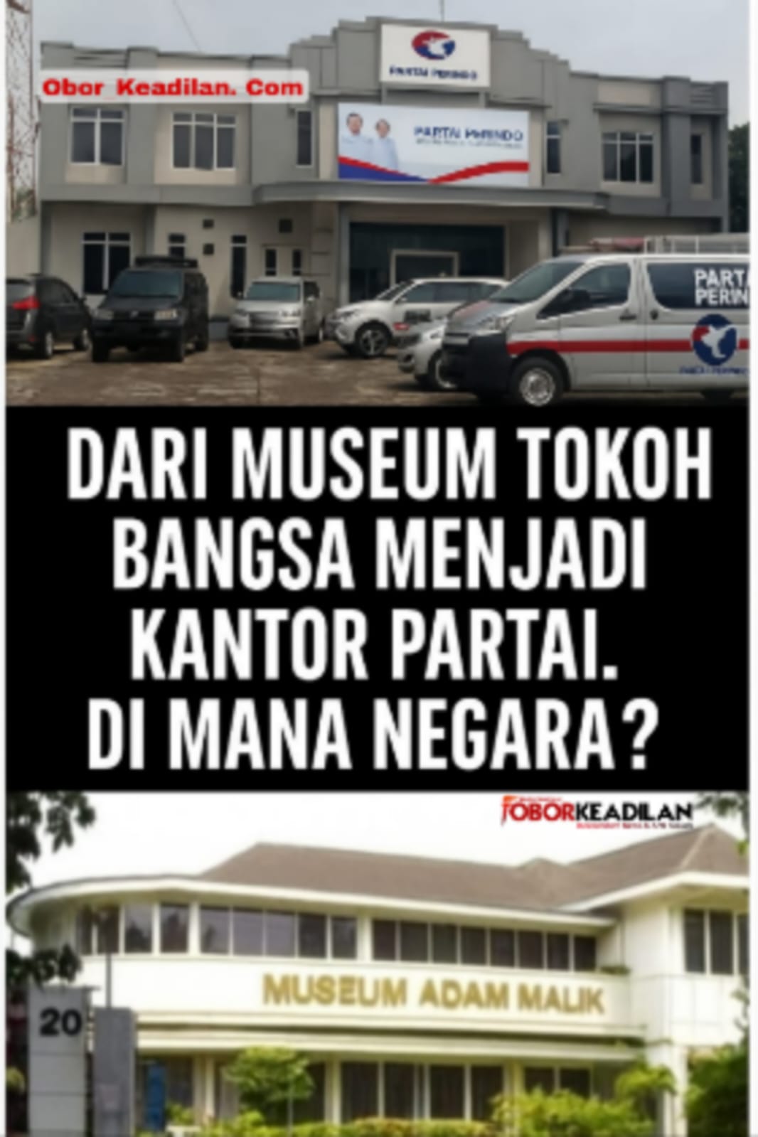 Skandal Aset Negara! Andar Situmorang Desak Presiden Prabowo Segera Kosongkan Gedung DPP Perindo