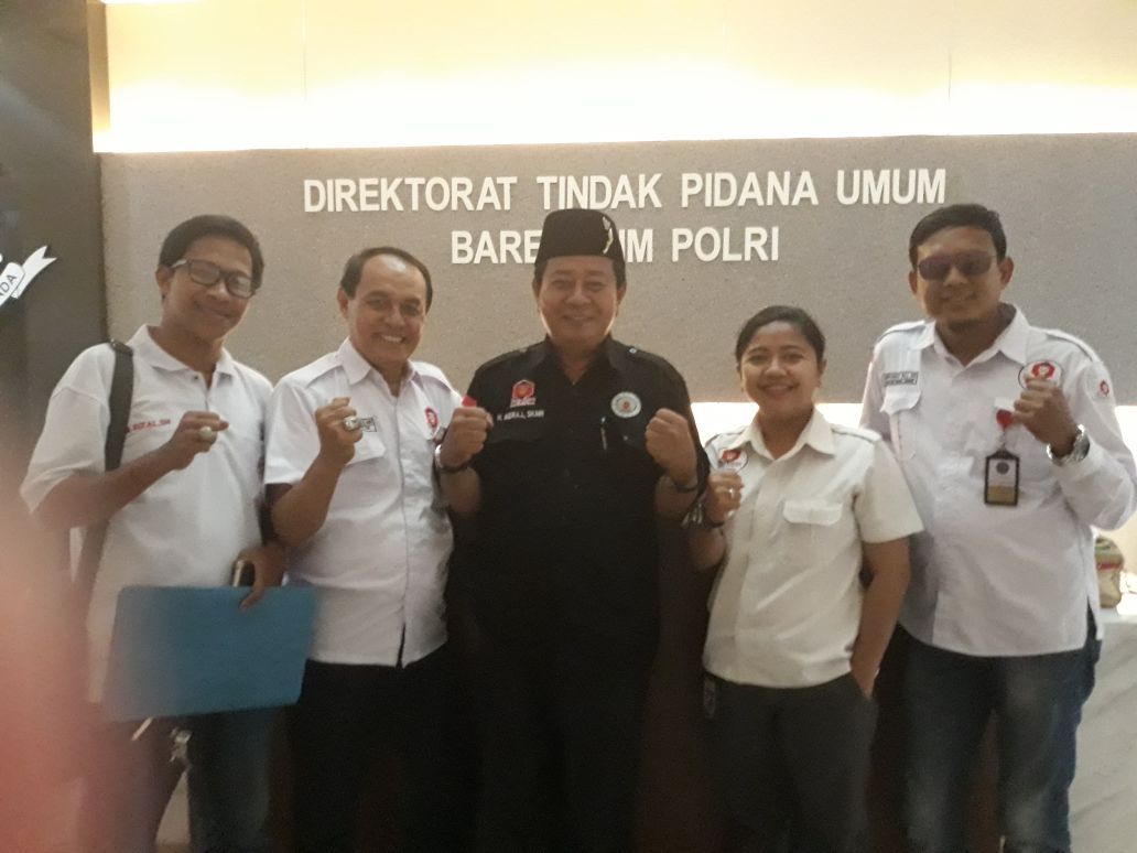 TAJI Memenuhi Panggilan  BAP di Bareskrim Terkait Puisi  Sukmawati