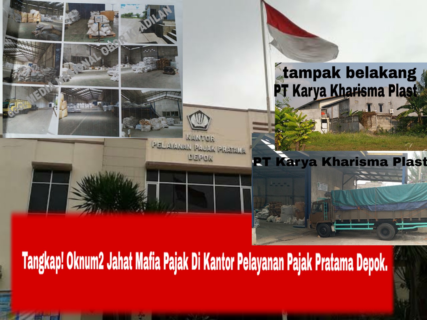 Oknum Pegawai Pajak Depok Disinyalir Terlibat Suap Kongkalikong Pajak Dengan PT Karya Kharisma Plast