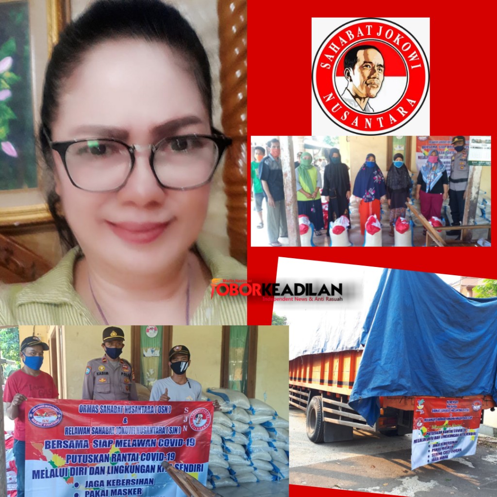Dewisari Ketum SJN Pimpin Aksi Sosial Menyalurkan Bantuan Termasuk ke Pemulung dan Sopir Angkot