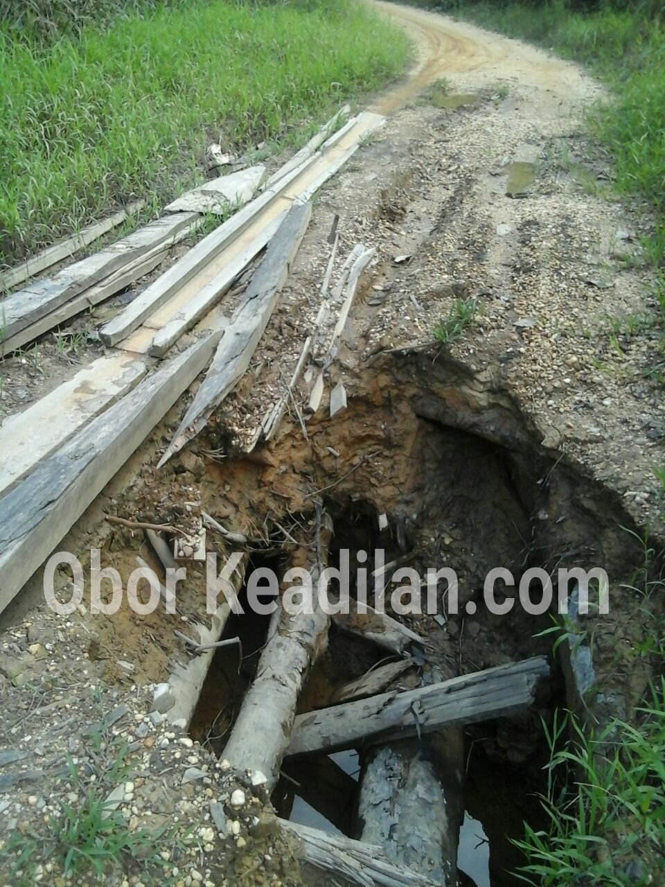 WARGA LAHEI - BENAO KELUHKAN JALAN YANG RUSAK DIDUGA KUAT PEMKAB BARITO UTARA LALAI DALAM PERAWATAN 