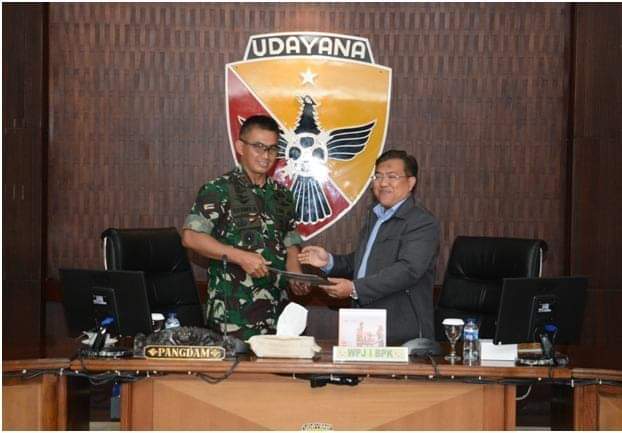 Tim Wasrik BPK RI & Irjenad Rampung Audit Satuan Jajaran Kodam IX/Udayana