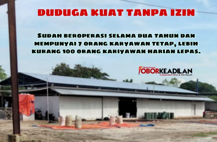 100 Buruh Tanpa BPJS, Gaji Sesuka Bos, Pabrik Kayu Gaharu di Desa Penggalang Disinyalir Tanpa Izin