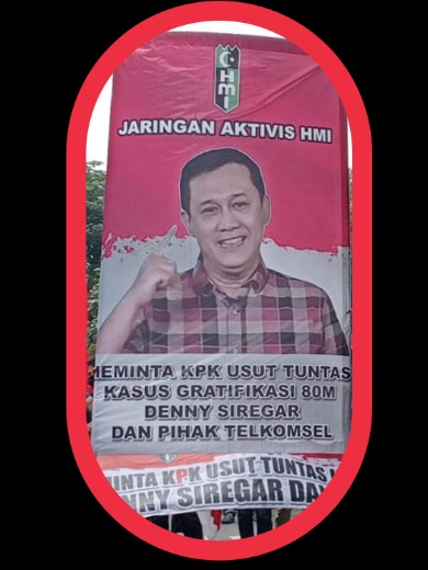 HMI Laporkan Denny Siregar dan Telkomsel Ke KPK Dugaan Korupsi Gratifikasi