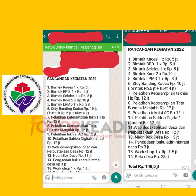 Perampokan Dini Anggaran Gelondongan Dana Desa Tahun 2022 di Langkat Beredar