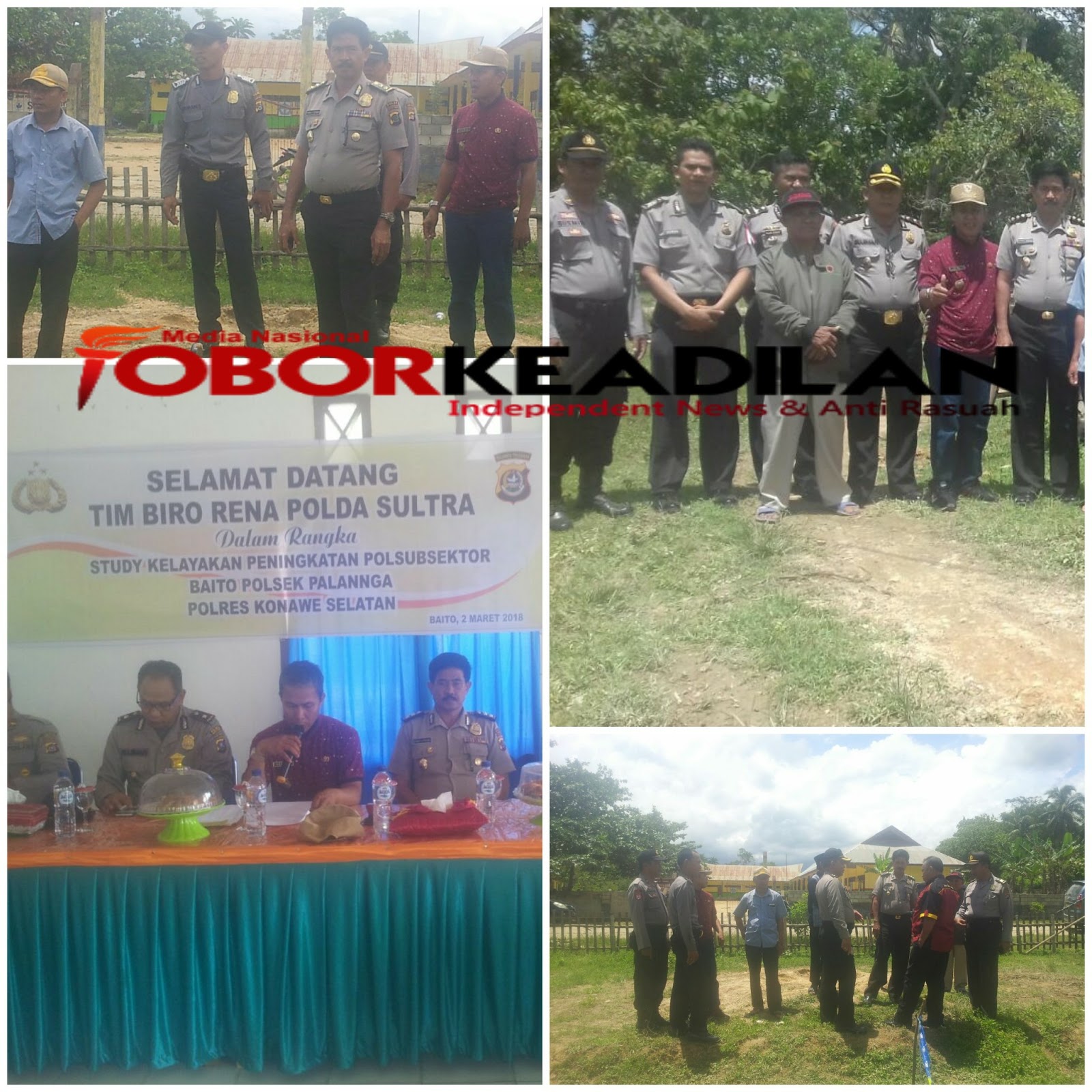POLSUB SEKTOR, BAITO DITINGKATKAN MENJADI POLSEK BAITO KABUPATEN KONSEL- SULTRA.