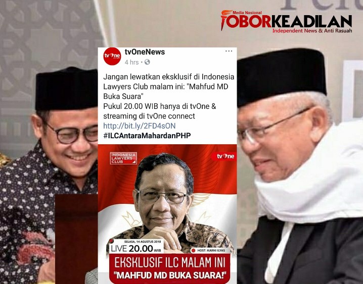 Ma'ruf Amin suruh NU Ancam Jokowi Soal Cawapres , Pengakuan Cak Imin ke Mahfud MD