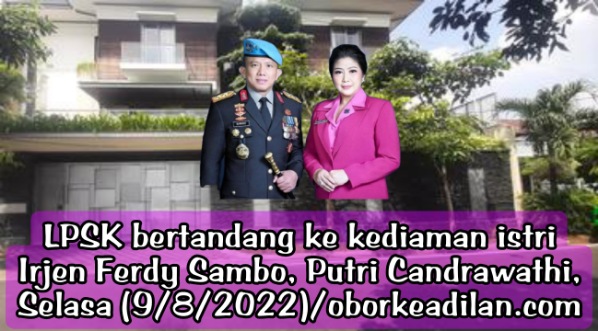 Istri Irjen Ferdi Sambo Putri Candrawathi Didatangi Perwakilan Lembaga Perlindungan Saksi Dan Korban [LPSK]