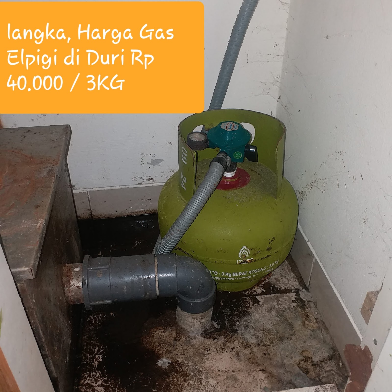 Masih langka, Harga Gas Elpiji Kota Duri Capai Rp 40.000 Per Tabung Ukuran 3Kg 