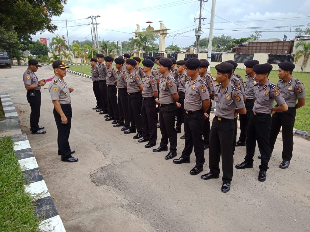 Polres Mesuji Lampung Sambut 25 Bintara Polri