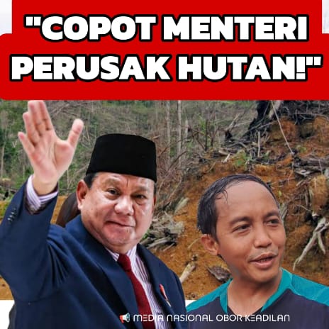 IPAR: Presiden Prabowo Harus Segera Copot Menhut Raja Juli Antoni