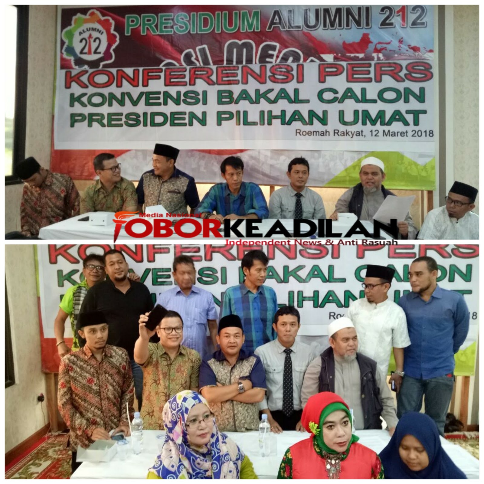 PRESIDIUM ALUMNI 212, KOMITE INDEPENDEN KONVENSI BAKAL CALON PRESIDEN 2019-2024