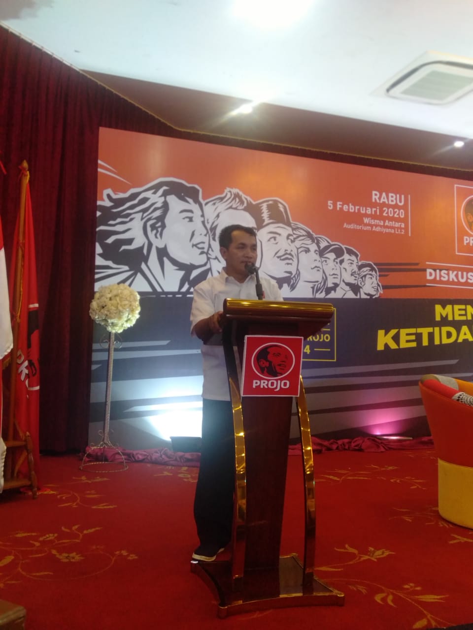 Ketua Barisan PROJO Kab Probolinggo, Kecam Pembakaran bendera PDI-P Saat Unras RUU HIP di Jakarta