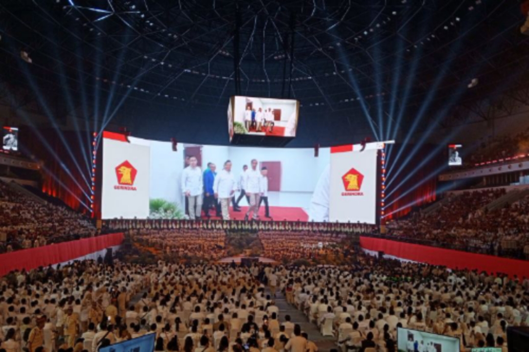 Apel Kader Gerindra Diwarnai Saling Sanjung, Jokowi Dengan Prabowo  