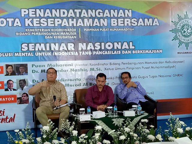 Seminar Revolusi Mental Menko PMK dan PP Muhammadiyah