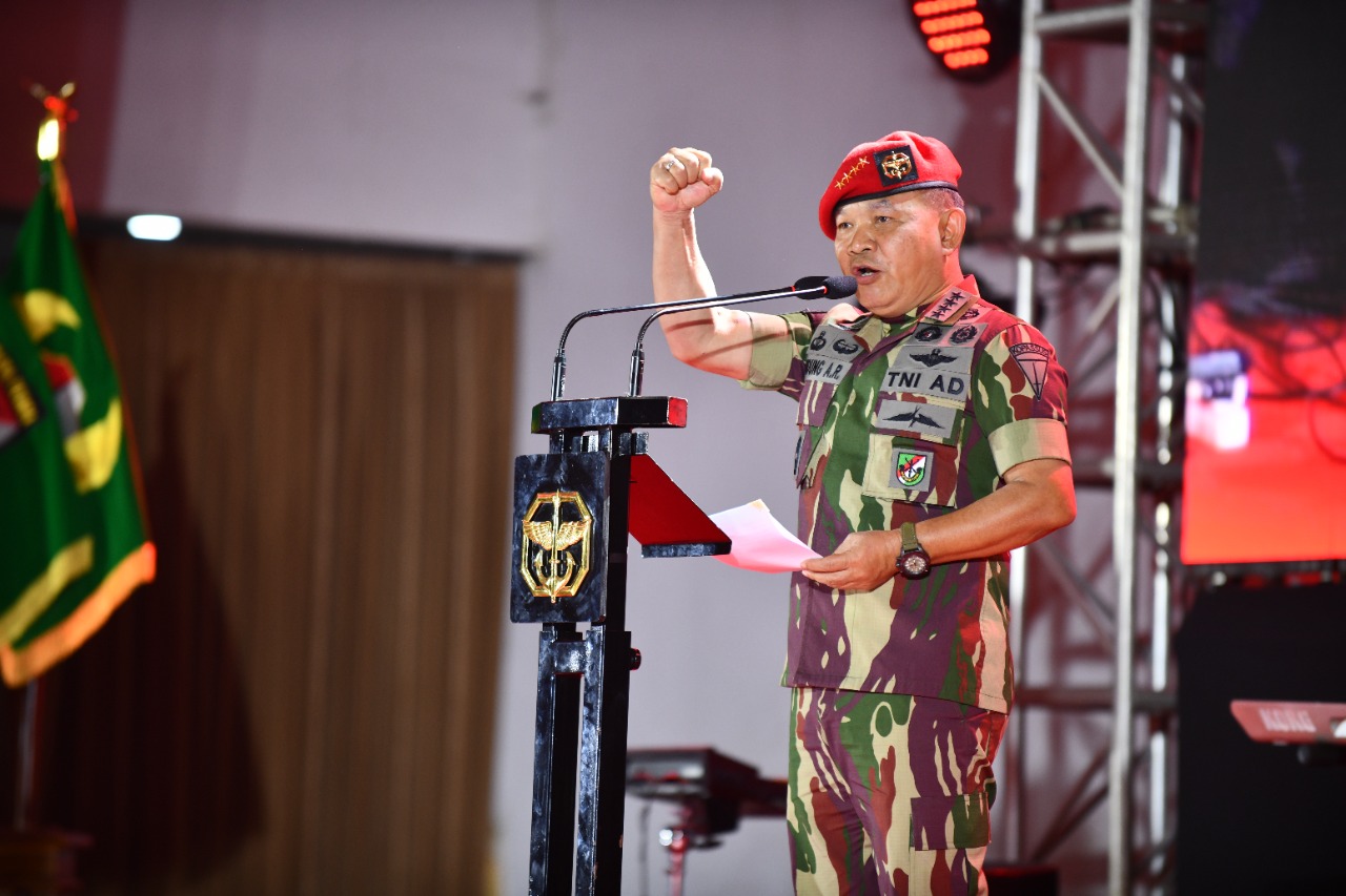 Kasad Pimpin Acara Syukuran Memperingati HUT ke-70 Kopassus