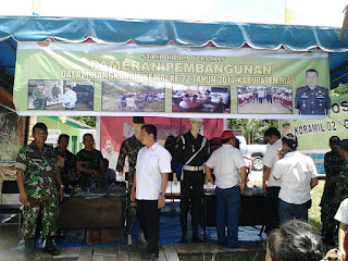 Kodim 0213/Nias Ikut Meriahkan Pameran Pembangunan Kabupaten Nias