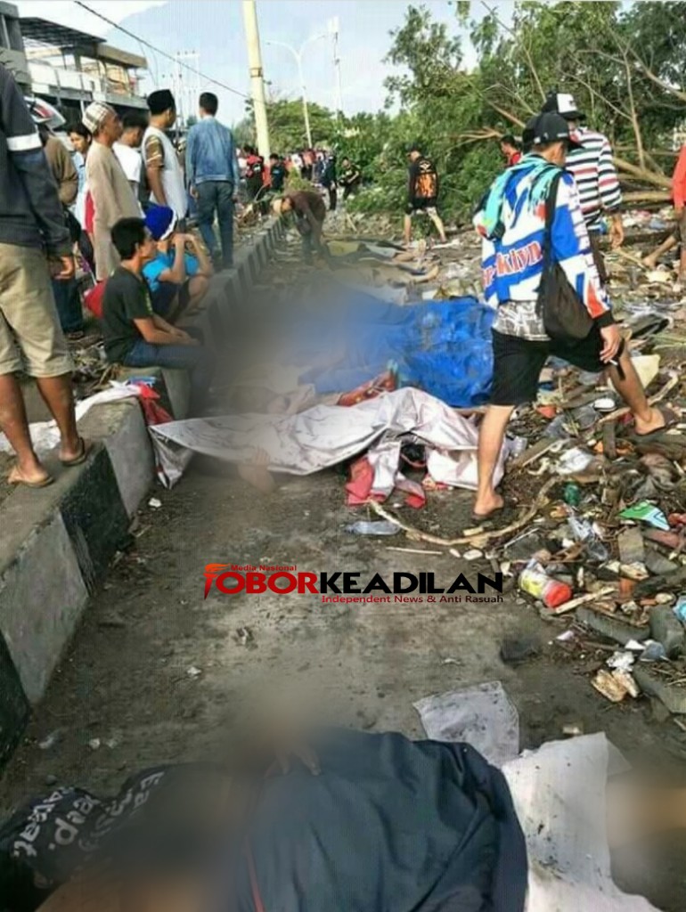 48 Jenazah Korban Tsunami Berserakan di Pantai Talise Palu, Berikut Dokumentasinya 