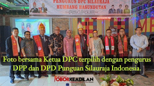 DPD Punguan Silau Raja Sumut Lantik DPC Humbanghas Masa bakti 2022 – 2026 