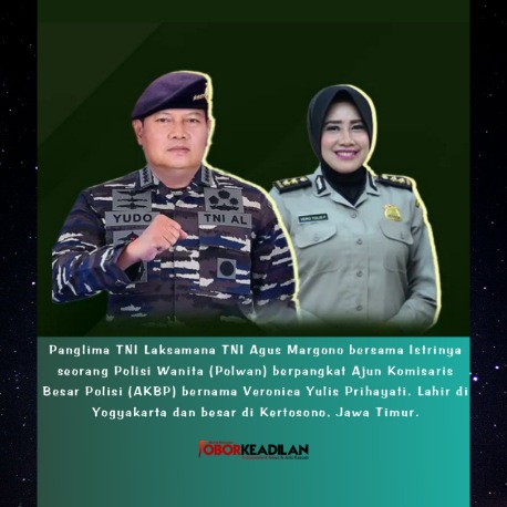 Panglima TNI Baru Laksamana Yudo Margono Ternyata Istrinya Polwan Berpangkat AKBP 