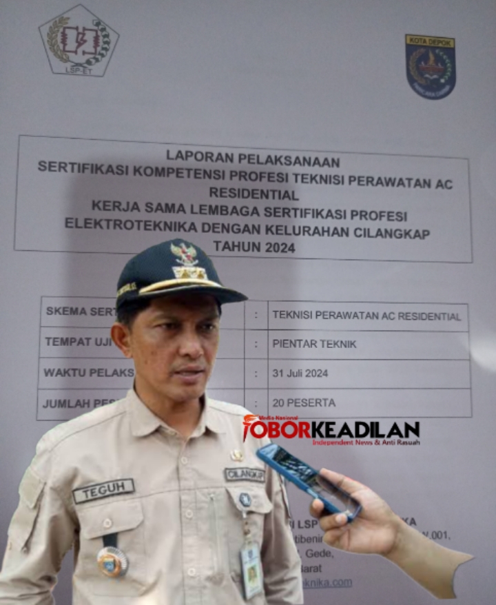 Gandeng BNSP, Lurah Cilangkap Laksanakan Pelatihan Tukang Tata Udara