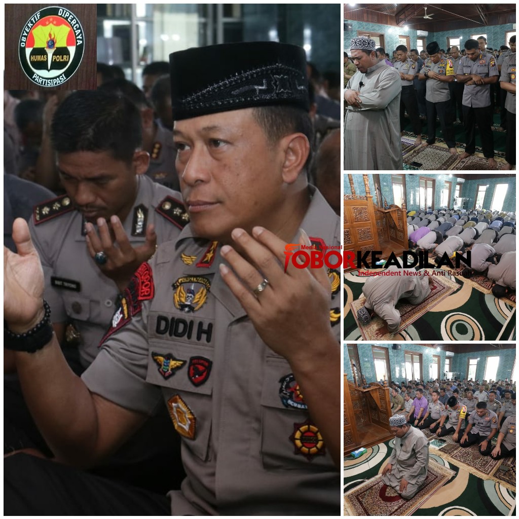 Polisi Kalbar Gelar Sholat Istisqa’ Meminta Hujan