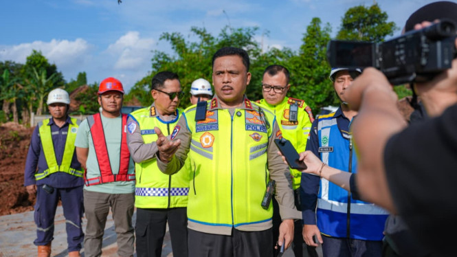 Polri Intensifkan Persiapan Tol Japek II Selatan untuk Lancarkan Arus Mudik Lebaran 2024