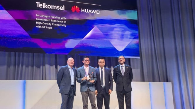Telkomsel dan Huawei Raih Penghargaan Global untuk Layanan Jaringan Prioritas Terdepan