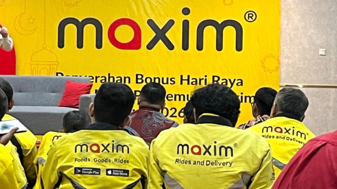 Maxim Cairkan Bonus Hari Raya untuk 50 Ribu Pengemudi Jelang Perayaan Lebaran