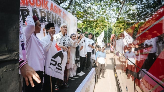 PSI Gelar Program Mudik Massal Gratis, 11.800 Pemudik Berangkat dari GBK dengan 200 Bus