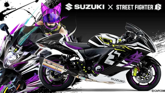 Kolaborasi Suzuki dan Dunia Gaming: Motor Sport Legendaris Hadir dalam Varian Street Fighter Eksklusif