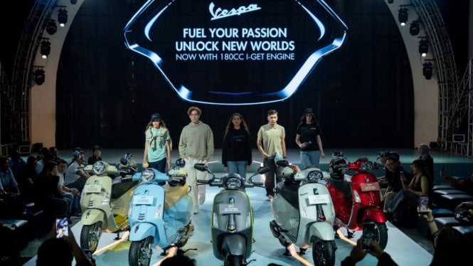 Vespa Modernisasi Lini Primavera dan Sprint dengan Mesin Bertenaga Besar dan Teknologi Dashboard Digital