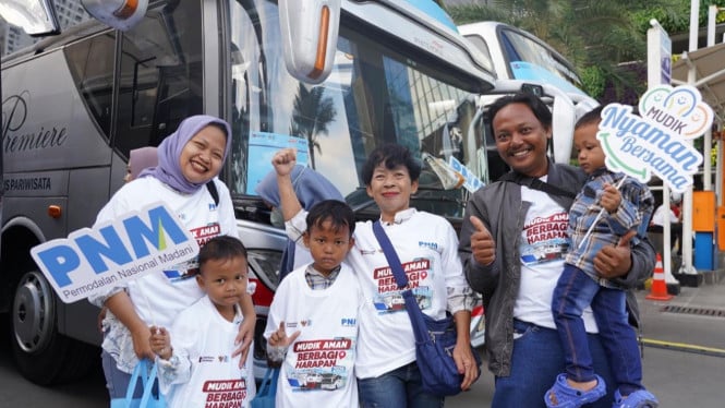 PNM Buka Akses Mudik Gratis untuk Ratusan Peserta, BUMN Komitmen Ringankan Beban Ekonomi Keluarga Indonesia