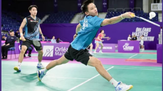 Raymond Indra dan Nikolaus Joaquin Optimis Taklukkan Representasi Tuan Rumah di 16 Besar Orleans Masters 2026