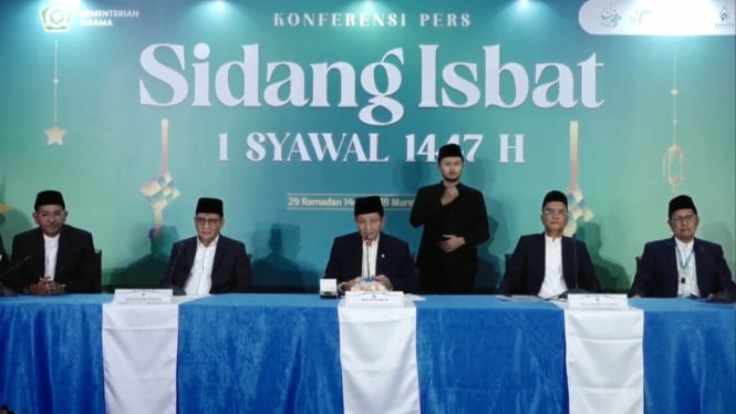 Kementerian Agama Tetapkan 1 Syawal 1447 Hijriah Bertepatan dengan 21 Maret 2026, Perayaan Idul Fitri Jatuh pada Hari Sabtu