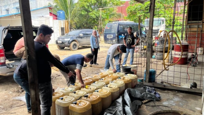 Operasi Besar-besaran Polda Riau Tangkap Sindikat Penyelundup Solar Bersubsidi di Pelalawan dan Indragiri Hilir