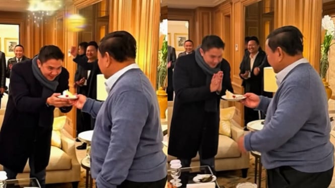 Presiden Prabowo Rayakan Momen Istimewa Teddy Indra Wijaya dengan Kejutan Meriah di Ibu Kota Prancis